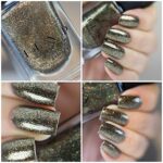 ILNP Caesar - Deep Olive Holographic Metallic Nail Polish - Image 8