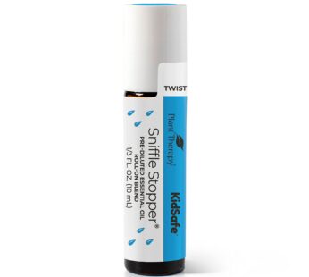 Plant Therapy KidSafe Sniffle Stopper Essential Oil Blend Pre-Diluted Roll-On 10 mL (1/3 oz) Respiratory Support Blend 100% Pure, Natural Aromatherapy, Therapeutic Grade