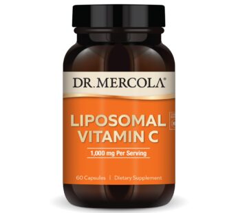 Dr. Mercola Liposomal Vitamin C 1,000 mg per Serving, 30 Servings (60 Capsules), Dietary Supplement, Supports Immune Health, Non GMO, NSF Certified