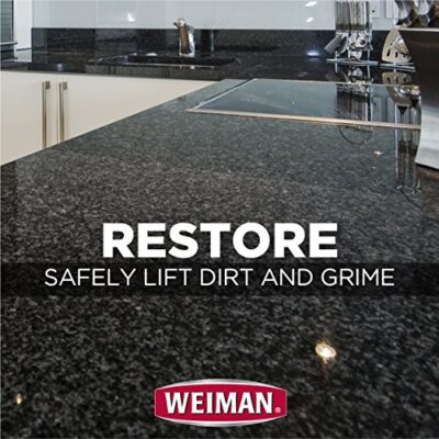 Weiman Granite Cleaner and Polish - 16 Ounce 2 Pack - For Granite Marble Soapstone Quartz Quartzite Slate Limestone Corian Laminate Tile Countertop and More - Image 5