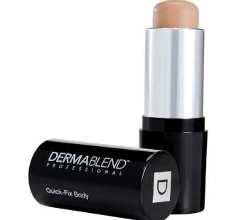 Dermablend Quick-Fix Body Makeup Full Coverage Foundation Stick, Water-Resistant Body Concealer for Imperfections & Tattoos, 0.42 Oz