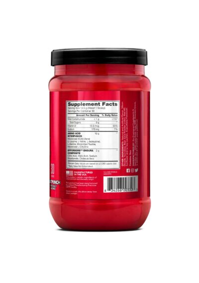 BSN Amino X Muscle Recovery & Endurance Powder with BCAAs, Intra Workout Support, 10 Grams of Amino Acids, Keto Friendly, Caffeine Free, Flavor: Fruit Punch, 30 servings (Packaging May Vary) - Image 8