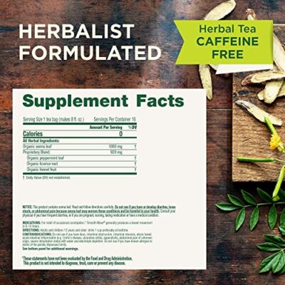 Traditional Medicinals Tea, Organic Smooth Move Peppermint, Relieves Occasional Constipation, Senna, 16 Tea Bags - Image 7