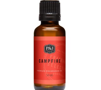 P&J Trading Fragrance Oil | Campfire Oil 30ml – Candle Scents for Candle Making, Freshie Scents, Soap Making Supplies, Diffuser Oil Scents