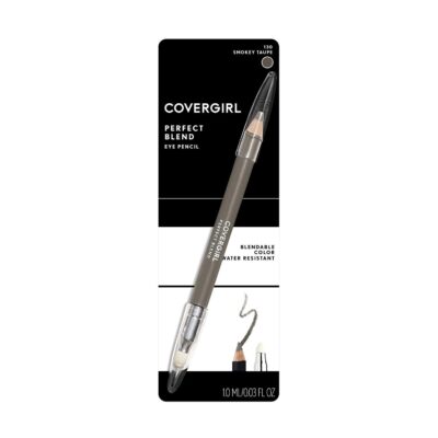 COVERGIRL Perfect Blend Eyeliner Pencil, Smoky Taupe 130 (1 Count) (Packaging May Vary) Eyeliner Pencil with Blending Tip - Image 3