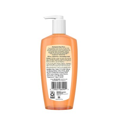 Neutrogena Deep Clean Daily Facial Cleanser with Beta Hydroxy Acid for Normal to Oily Skin, Alcohol-Free, Oil-Free & Non-Comedogenic, 6.7 fl. oz (Pack of 3) - Image 2