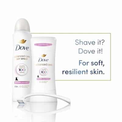 Dove Advanced Care Antiperspirant Deodorant Spray Clear Finish Invisible antiperspirant deodorant tested on 100 colors 72-hour odor and sweat protection with Pro-Ceramide technology 3.8 oz - Image 6