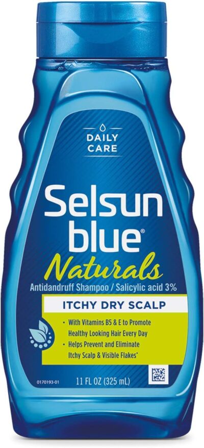 Selsun Blue Shampoo Naturals Dandruff Itchy Dry Scalp 11 Ounce (325ml) (2 Pack) - Image 2