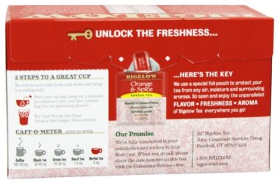 Bigelow Orange & Spice Tea Bags - 20 ct - 3 Pack - Image 2