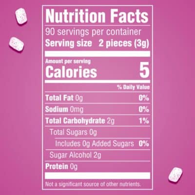 ORBIT Bubblemint Sugar Gree Chewing Gum Bulk Pack, 55 Piece Bottle (Pack of 4) - Image 8