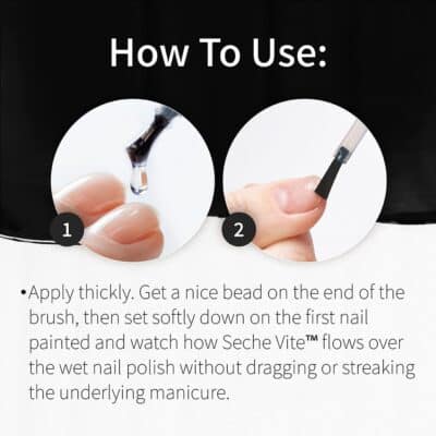 Seche Vite Dry Fast Top Coat - .5 fl oz - Image 2