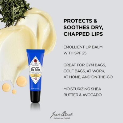 Jack Black Intense Therapy Lip Balm SPF 25, Lemon & Shea Butter - Image 3