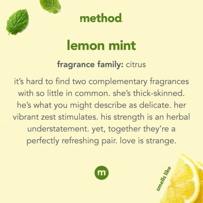 Method Foaming Hand Soap, Lemon Mint, Biodegradable Formula, 10 Fl Oz (Pack of 6) - Image 3