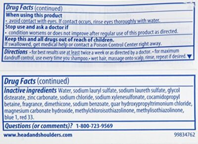 Head & Shoulders Classic Clean Dandruff Shampoo - 1.7 oz - Image 3