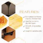 GiGi Dark Honee Hair Removal Soft Wax, Thick to Coarse Hairs, Normal to Dry Skin, Men and Women, 14 oz. - Image 4
