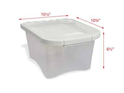 Van Ness 5-Pound Food Container with Fresh-Tite Seal (FC5) White - Image 5