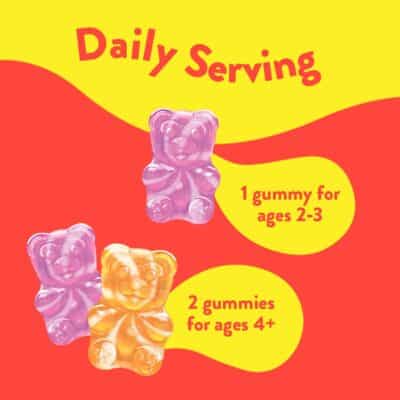 L?il Critters Calcium + D3 Daily Gummy Supplement for Kids, for Bone Support, Orange, Strawberry and Cherry Flavors, 150 Gummies - Image 4