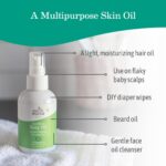 Earth Mama Calendula Baby Oil | Massage Oil for Newborn Skin Care, Dry Skin & Scalp Moisturizer, Fragrance Free, 4-Fluid Ounce (2-Pack) - Image 2