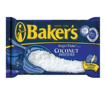 Baker’s, Angel Flake Coconut Sweetened, 7 Ounces