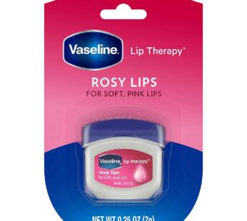 Vaseline, Rosy Lips, Lip Therapy.25 OZ, (Pack of 4)