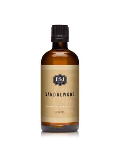 P&J Fragrance Oil - Sandalwood 100ml - Candle Scents, Soap Making, Diffuser Oil, Body Care