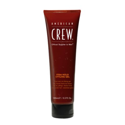 American Crew Men's Hair Gel, Firm Hold, Non-Flaking Styling Gel, 3.3 Fl Oz