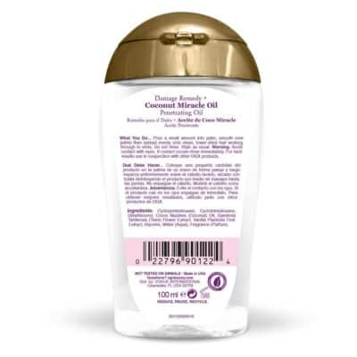 OGX Coconut Miracle Oil Penetrating 3.3 Ounce X-Strength (100ml) (3 Pack) - Image 2