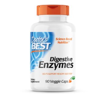 Doctor’s Best Digestive Enzymes Non-GMO Vegetarian Gluten Free, 90 Veggie Caps