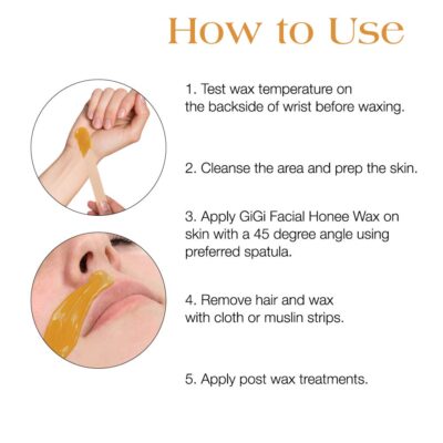 GiGi Facial Honee Wax 226g/8oz - Image 6