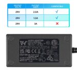 Power Recliner Power Supply, AC/DC Switching Power Supply Transformer with AC Power Wall Cord 29V 2A Adapter Compatible for Lift Chair or Power Recliner - Image 2