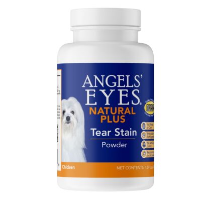 ANGELS' EYES NATURAL PLUS Tear Stain Prevention Chicken Powder for Dogs | All Breeds | No Wheat No Corn | Daily Support for Eye Health | Proprietary Formula | Limited Ingredients | Net Content 45g