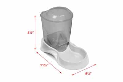 Van Ness Pets Small Gravity Auto Feeder for Cats/Dogs, 3 Pound Capacity GRAY - Image 6