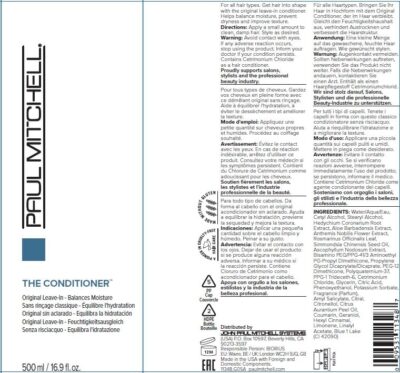 Paul Mitchell The Conditioner Original Leave-In, Balances Moisture, For All Hair Types, 16.9 fl. oz. - Image 2