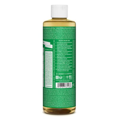 Dr. Bronner's - Pure-Castile Liquid Soap (Almond, 16 ounce, 2-Pack) - Made with Organic Oils, 18-in-1 Uses: Face, Body, Hair, Laundry, Pets and Dishes, Concentrated, Vegan, Non-GMO - Image 2