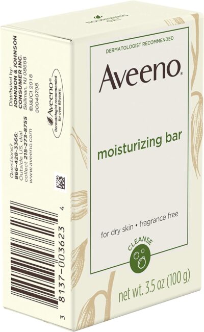 AVEENO Naturals Moisturizing Bar for Dry Skin 3.50 oz (Pack of 5) - Image 3