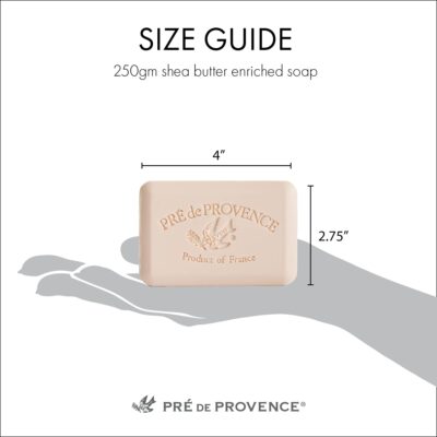 Pre de Provence Artisanal Soap Bar, Enriched with Organic Shea Butter, Natural French Skincare, Quad Milled for Rich Smooth Lather, Mint Leaf, 8.8 Ounce - Image 5