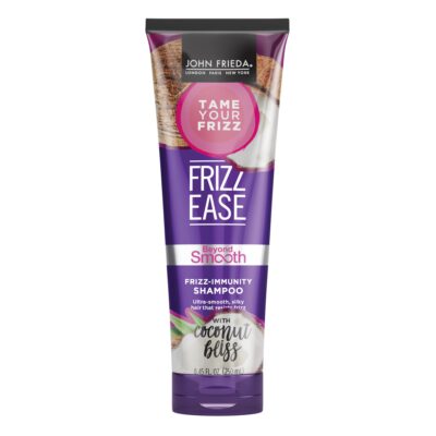 John Frieda Frizz-Immunity Shampoo with Pure Coconut Oil - Prevents Frizz and Anti-Humidity, 8.45 Ounces