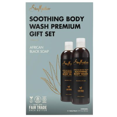 SheaMoisture African Black Soap Body Wash | 13 oz | Pack of 2 - Image 2