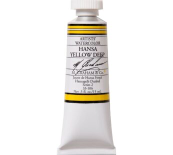 M. Graham 1/2-Ounce Tube Watercolor Paint, Hansa Yellow Deep