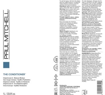 Paul Mitchell The Conditioner Original Leave-In, Balances Moisture, For All Hair Types, 33.8 fl. oz. - Image 2