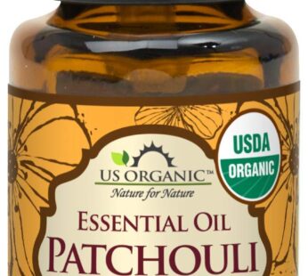US Organic 100% Pure Patchouli Essential Oil – USDA Certified Organic, Steam Distilled – W/Euro droppers (More Size Variations Available) (15 ml / .5 fl oz)