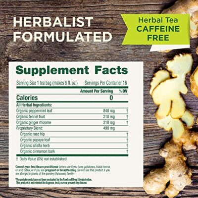 Traditional Medicinals Organic Belly Comfort Peppermint Herbal Tea, Promotes Healthy Digestion, (Pack of 1) - 16 Tea Bags - Image 7