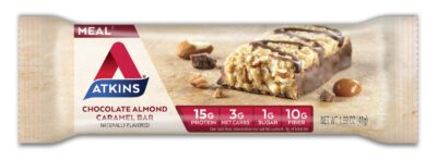 Atkins Chocolate Almond Caramel Bar, Keto-Friendly, Gluten Free with Real Almond Butter, 5 Count (Pack of 1) - Image 2