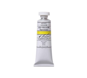 M. Graham 1/2-Ounce Tube Gouache Paint, Azo Yellow (Spectrum)