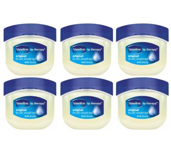 Vaseline Lip Therapy, Original 0.25 oz (Pack of 6)