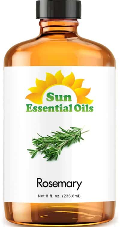 Sun Essential Oils 8oz - Rosemary Essential Oil - 8 Fluid Ounces - Pure Rosemary Oil - Aromatherapy Oils