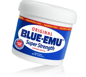 Blue Emu Muscle and Joint Deep Soothing Original Analgesic Cream, 1 Pack 12oz,00234