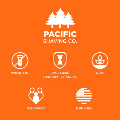 Pacific Shaving Company Natural Shaving Cream - Shea Butter + Vitamin E Shave Cream for Hydrated Sensitive Skin - Clean Formula for a Smooth, Anti-Redness + Irritation-Free Shave Cream (3.4 Oz) - Image 8