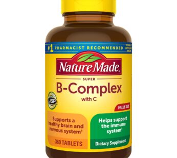 Nature Made Super B Complex Tablets, Value Size, 360 Count