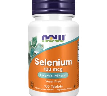 NOW Supplements, Selenium (L-Selenomethionine) 100 mcg, Essential Mineral*, 100 Tablets